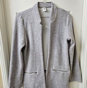 FLAWLESS Gray Open-Front Women's Jacket